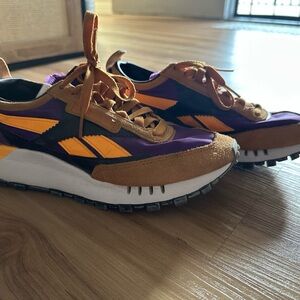 Reebok Purple and Orange Sneakers